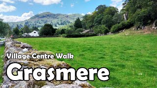 Grasmere Lake District【4K】 Village Centre Walk 2021 [upl. by Scot832]