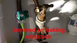 How to fix a jammed or leaking stopcock [upl. by Acissehc]