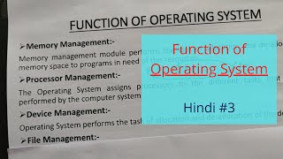 Complete Operating Systems in 1 Shot With Notes  For Placement Interviews [upl. by James376]