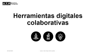 Herramientas digitales colaborativas [upl. by Nnylanna741]