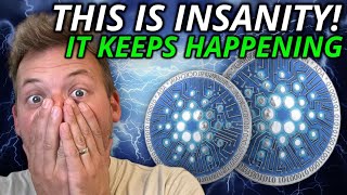 CARDANO ADA  THIS IS INSANITY IT KEEPS HAPPENING [upl. by Kired]