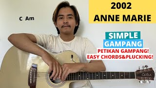 TUTORIAL PETIKAN 2002  Anne Marie Tutorial Gitar CHORD SIMPLE GAMPANG [upl. by Vershen]