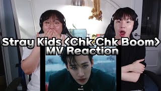 스트레이키즈 Chk Chk Boom 뮤비 리액션  Stray Kids Chk Chk Boom MV Reaction [upl. by Ahsinnor851]