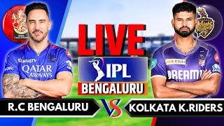 IPL 2024 Live RCB vs KKR Live Match  IPL Live Score amp Commentary  Bangalore vs Kolkata Live Match [upl. by Kale]