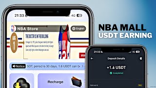 Nba Mall  New Usdt Earning Site 2024  Free Usdt Binance  Earn Usdt [upl. by Yvon]