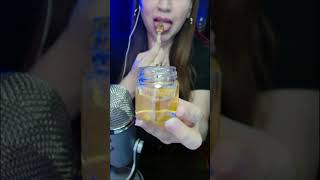 ASMR Comiendo Miel 🍯 asmr asmreating satisfying softspoken [upl. by Benoite373]