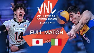 🇯🇵 JPN vs 🇮🇹 ITA  Full Match  Mens VNL 2022 [upl. by Adnirb26]