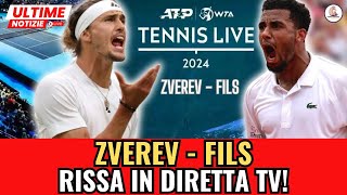 ZVEREV e FILS Insulti in Campo e Rissa Sfiorata in Diretta TV [upl. by Elisabeth679]