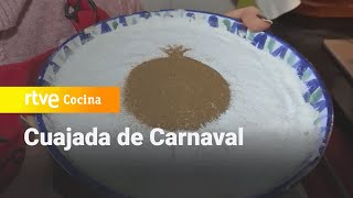 Receta de cuajada de Carnaval  La Cocina de Adora  RTVE Cocina [upl. by Cherilyn]