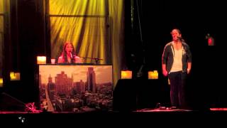 Sara Bareilles amp Sarah Vanderzon fan from audience sing Fairytale in Toronto [upl. by Llerdnam]