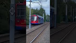 Supertram 105 going to Meadowhall [upl. by Ahsinit]