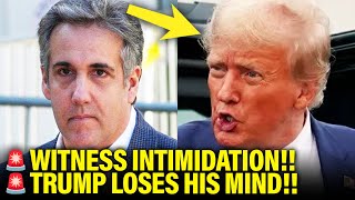 BELLIGERENT Trump SHOWS UP to ATTACK Michael Cohen at Trial [upl. by Woods]