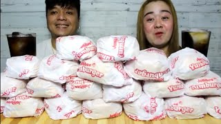 20pcs Yum Burger Mukbang Challenge [upl. by Eilegna]