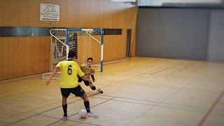 POSICIONES BÁSICAS PORTERO FUTBOL SALA [upl. by Elvera]