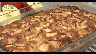 Recette de gâteau aux pommes très facile  750g [upl. by Eleazar298]