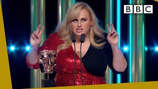 Rebel Wilson steals the show with HILARIOUS unexpected BAFTA 2020 speech  BBC [upl. by Scoter]