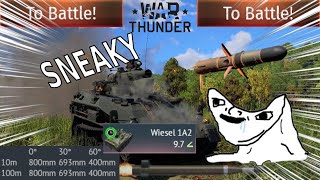 The Sneakiest Tank in Top Tier  Wiesel 1A2  War Thunder [upl. by Siekram]