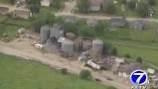 See Aerials Of Omaha Tornado Damage [upl. by Fiorenza]