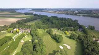 Rhoon Golfcenter  Oude Maas  Drone beelden [upl. by Fanning59]