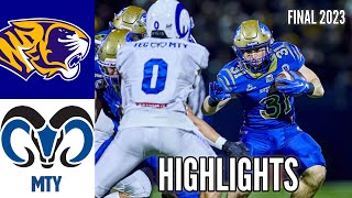 Auténticos Tigres UANL vs Borregos MTY Highlights C 14 Grandes  Liga Mayor ONEFA 2023  FINAL [upl. by Anitsihc]