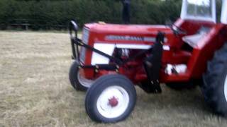 international 454 haymaking with lady tractor driver [upl. by Airtap]