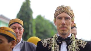 Javanese Traditional Wedding  Indonesia amp Denmark Highlight [upl. by Eiznekcm785]