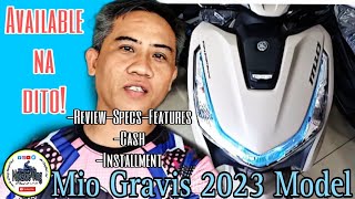 Mio Gravis 125i 2023 Model Available na dito Wow Ang ganda ReviewCash and installment [upl. by Martin]