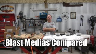 Blast Medias Compared and Demonstrated [upl. by Brotherson]