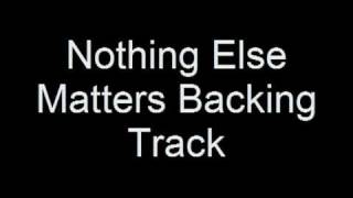 Metallica  Nothing Else Matters Backing Track [upl. by Haras]