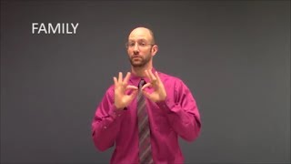 Family Signs in ASL  American Sign Language [upl. by Iz]