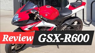 2007 SUZUKI GSXR600 REVIEW amp EXPERIENCE Motovlog [upl. by Narol70]