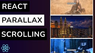 How To Add A Parallax Scrolling To React Website [upl. by Tami113]