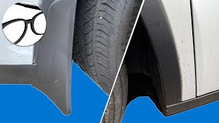 Evannex Mud flaps for your Tesla Model Y or 3review and installation guide [upl. by Annawd]