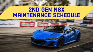 2017 Acura NSX  2nd Gen Maintenance Schedule [upl. by Aicelef]