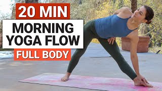 20 Min Morning Yoga Flow  Every Day Full Body Yoga For All Levels [upl. by Sublett242]