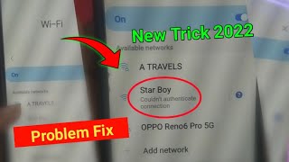 Couldnt Authenticate Connection Problem Fix 2022  couldnt authenticate connection wifi samsung [upl. by Avraham]