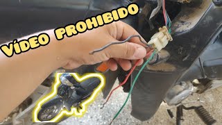 Cómo encender la moto sin llave🤔 Gilera Smash 110🏍️ Usa este video responsablemente😥 [upl. by Elatnahs]