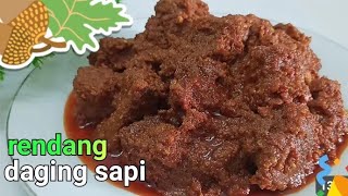 Rendang daging sapi  Resep masakan viral  Cocok buat lebaran [upl. by Kera872]