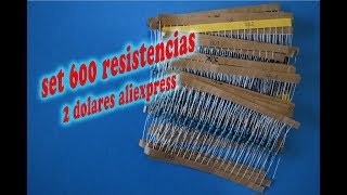 Resistencias 30 valores diferentes aliexpress [upl. by Wilie447]