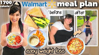 My 1700 Calorie WALMART WEIGHT LOSS MEAL PLAN Budget Friendly [upl. by Michella]