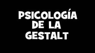 PSICOLOGÍA DE LA GESTALT [upl. by Ycrad]