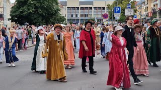 Festumzug der Schlossfestspiele Merseburg 2024 [upl. by Roosevelt327]