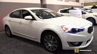 2015 KIA Cadenza  Exterior and Interior Walkaround  2015 Ottawa Gatineau Auto Show [upl. by Harbour688]