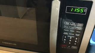 Farberware Classic 11 cu ft 1000 Watt Microwave Review Is It Loud [upl. by Alverson]