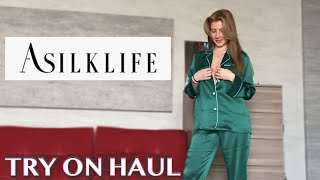 Pajama Try On Haul  My Honest Review In English [upl. by Nolrev]