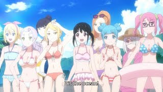 Summer Beach  Mahou Shoujo Site Episode 8  魔法少女サイト [upl. by Ettelorahc324]