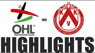 OH Leuven 11 KV Kortrijk Highlights  Pro League 202425 [upl. by Proudman917]