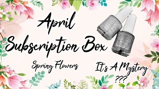 Cuticula Nail Lacquer  April 2024 Subscription Box  Spring Flowers [upl. by Anerbas]