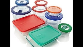 Pyrex Mixed 18piece Storage Set [upl. by Aislehc]