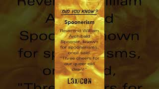 The Secret World of Spoonerisms  Learn How to Master this Amusing Vocabulary Trick  LEXiCON [upl. by Amitie]